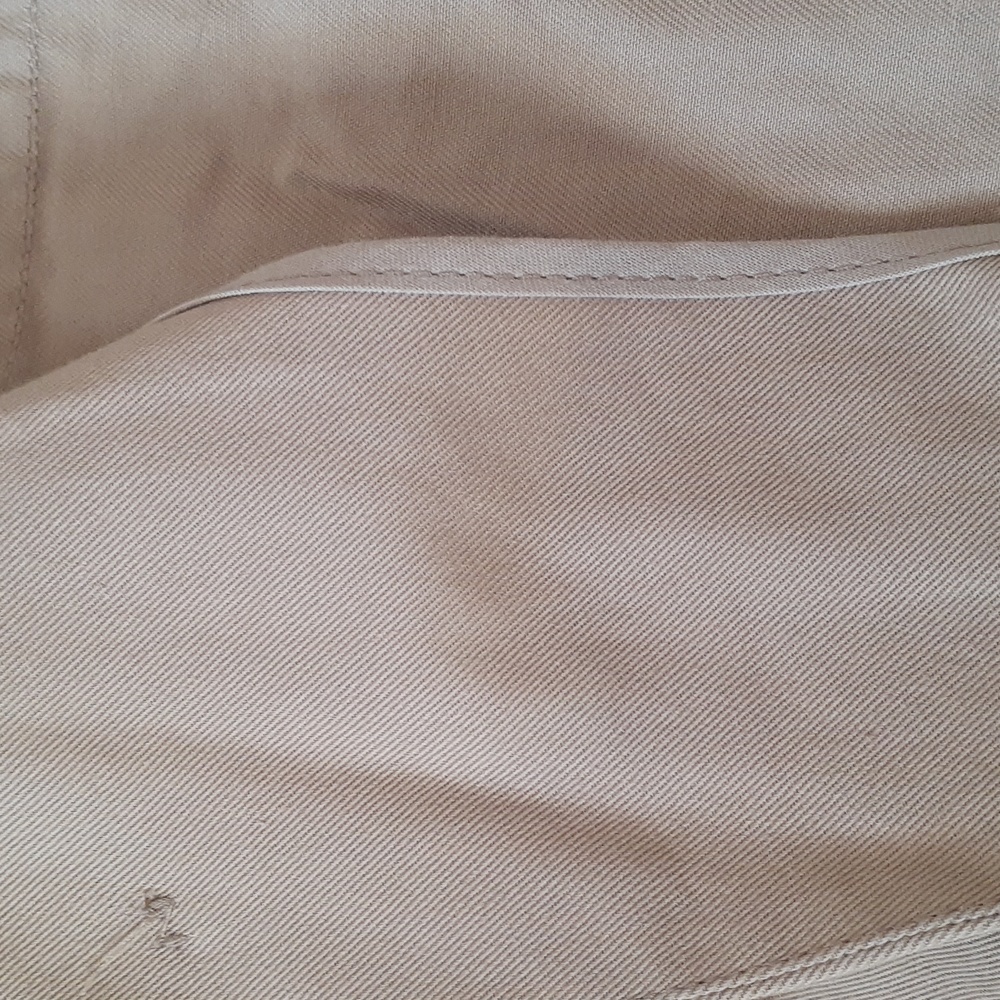A.P.C. Single Breasted Short Classic Beige Tan Camel Cotton Trenchcoat Size 34 - Picture 5 of 10